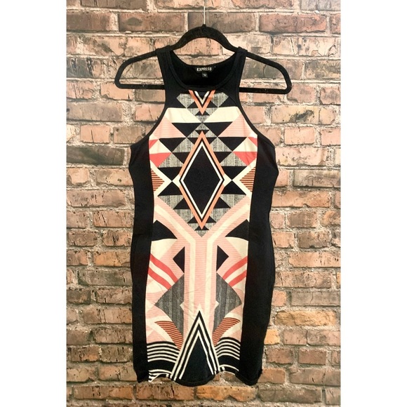 Patterned Express Dress - Picture 1 of 4
